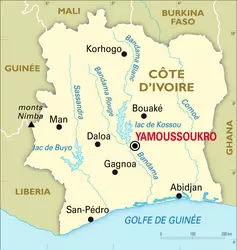 Côte d'Ivoire - Atlas & cartes - Encyclopædia Universalis