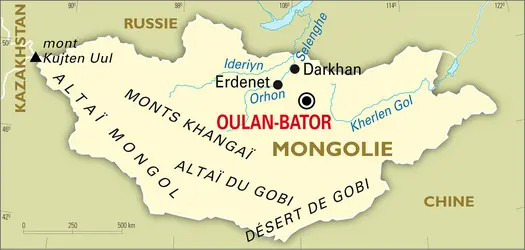 Mongolie - Atlas & cartes - Encyclopædia Universalis