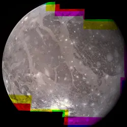 Ganymède: Galileo Regio - crédits : JPL/ NASA