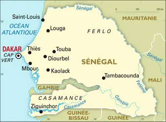 Sénégal - Atlas & cartes - Encyclopædia Universalis