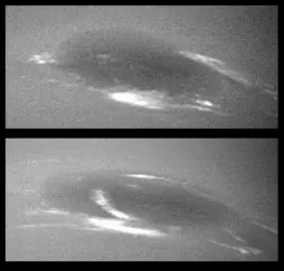 Évolution de la Grande Tache sombre de Neptune - crédits : Courtesy NASA / Jet Propulsion Laboratory